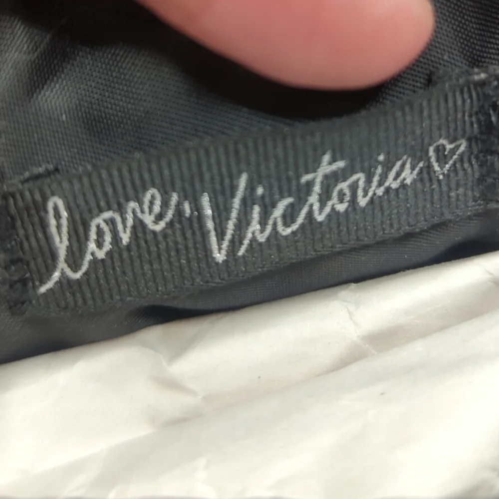 Victoria's Secret Purse / Makeup / Cosmetic - XOXO Black & White